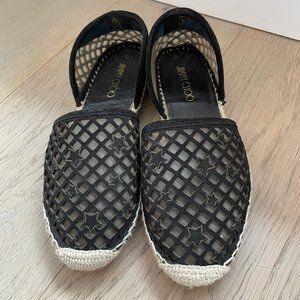 Jimmy Choo Dreya Lace and Star Espadrilles